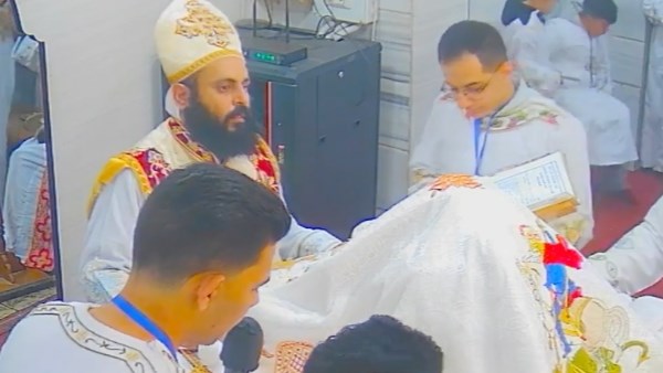 قداس عيد الميلاد في إحدى كنائس كفر الشيخ 