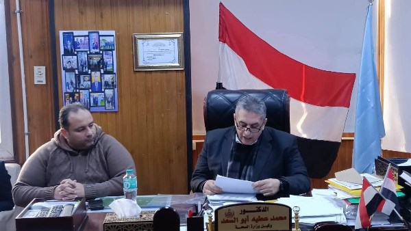 د.محمد أبو السعد وكيل وزارة الصحة 