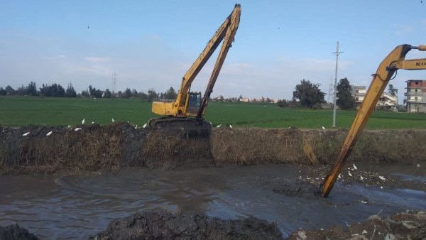 تطهير ترعة محرم