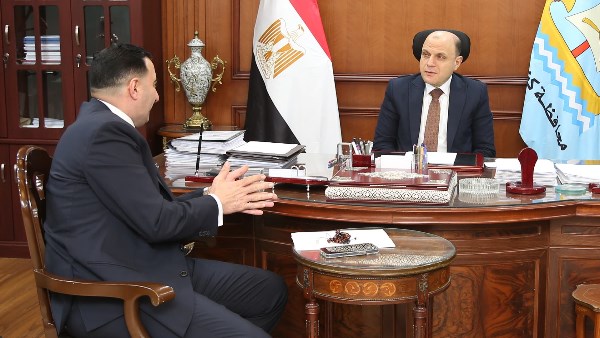 محافظ كفر الشيخ مع النائب السعيد غنيم 