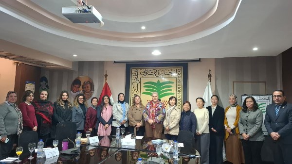 رئيسة المجلس القومي للطفولة والأمومة تستقبل وفدًا من بعثة الوكالة الكورية للتعاون الدولي (كويكا)