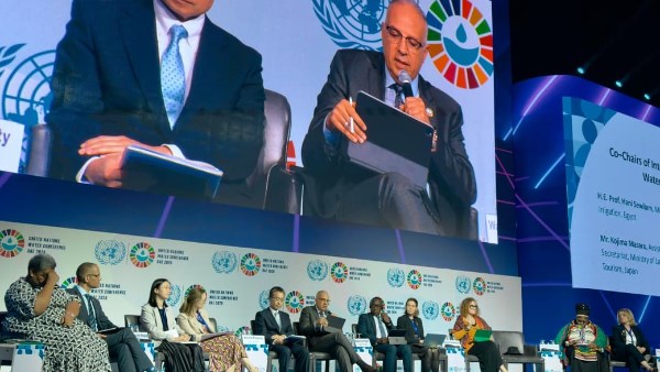  وزير الموارد المائية والرى يشارك فى فعاليات "الجلسة التشاركية لرؤساء مؤتمر الأمم المتحدة للمياه و رؤساء الحوارات التفاعلية" .