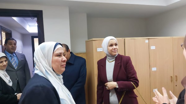 رشا عبد العال خلال الجولة