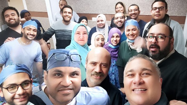 جانب من الاطباء   