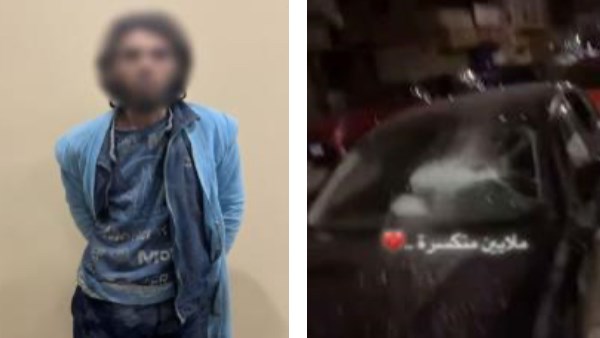 القبض على المتهم بتحطيم زجاج السيارات بالسويس