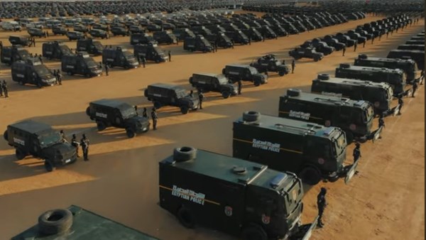 اصطفاف الشرطة