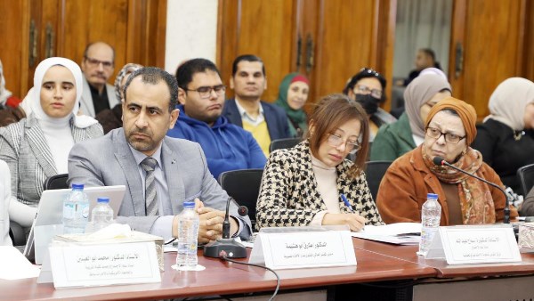 ورشة العمل بمقر المركز القومي للبحوث الاجتماعية