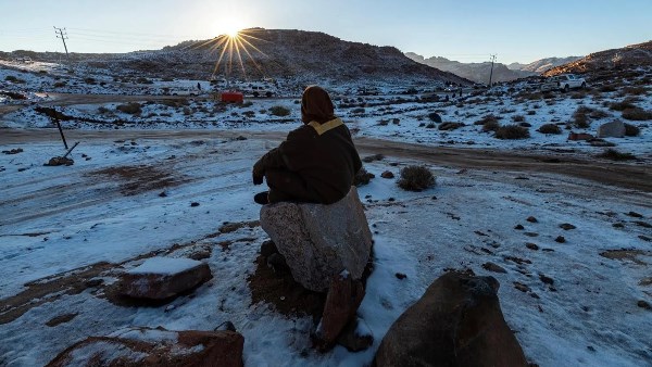 الثلوج في السعودية