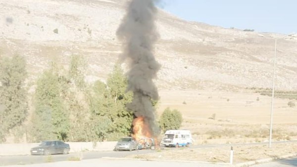 غارة إسرائيلية علي لبنان - أرشيفي 