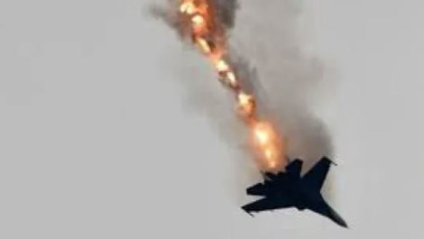 سقوط طائرة عسكرية 