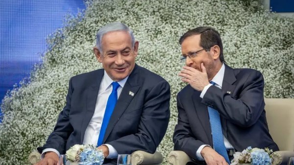 الرئيس الإسرائيلي ونتنياهو 