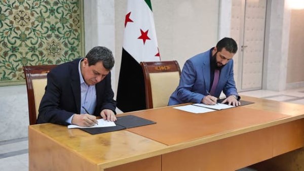 مظلوم عبدي و أحمد الشرع 