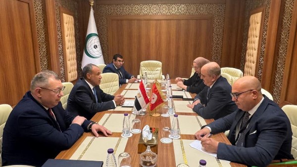وزير الخارجية يلتقى مع نظيره التونسي