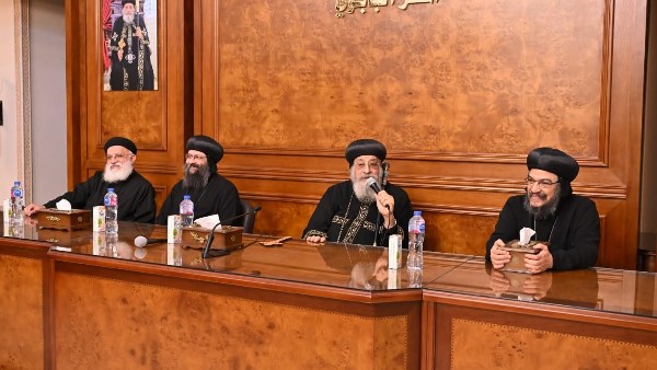 البابا تواضروس والآباء الأساقفة 