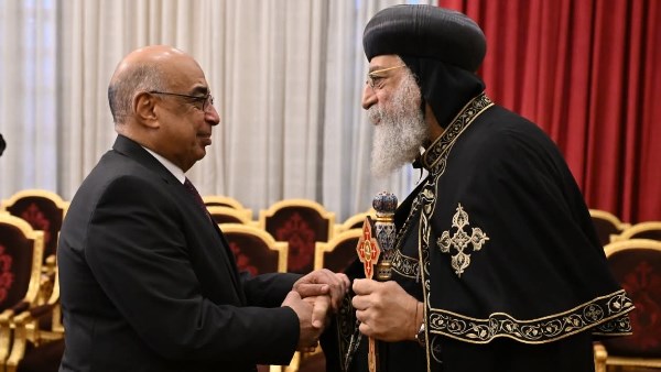 البابا تواضروس ووزير العدل 