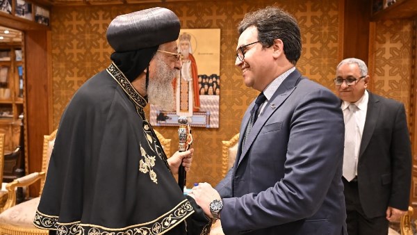 البابا تواضروس ووزير الثقافة 