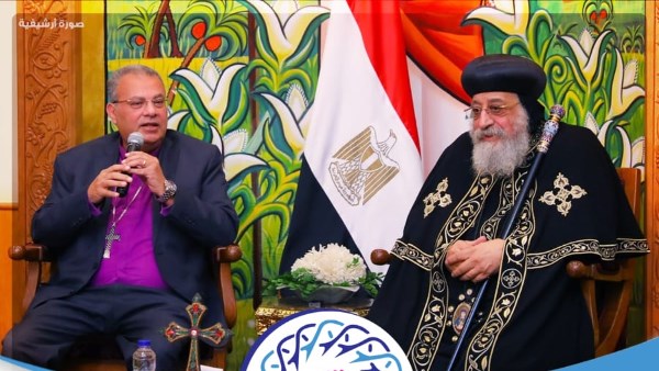 البابا تواضروس والقس أندرية زكي 