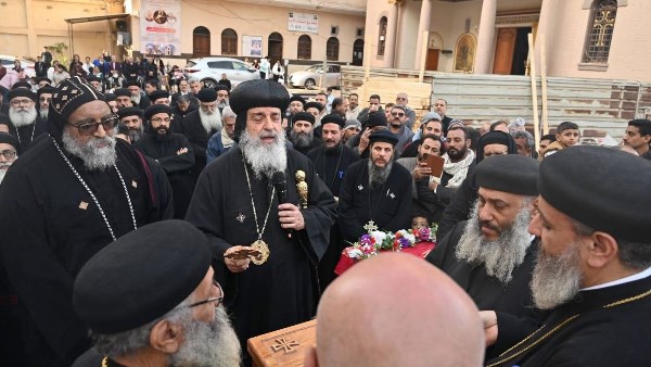 وضع حجر أساس الكاتدرائية المرقسية بمدينة فاقوس