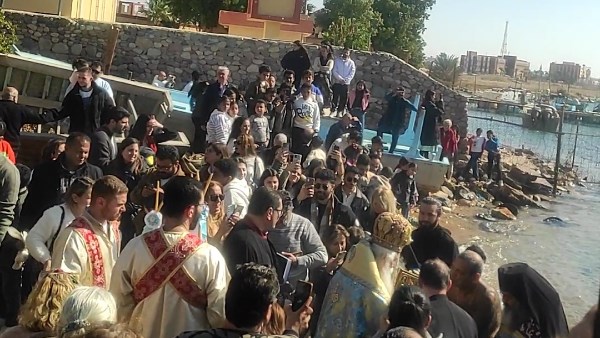 عيد الغطاس علي شواطئ طور سيناء