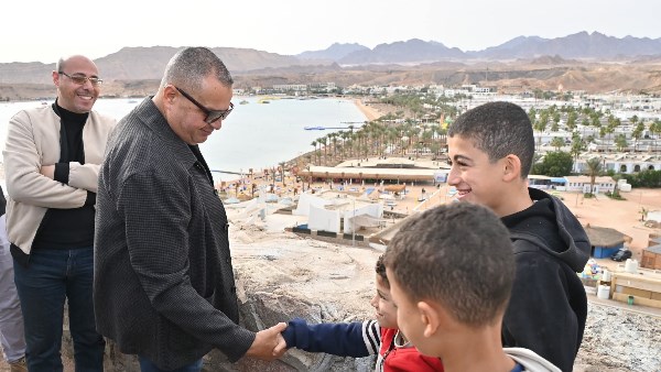 محافظ جنوب سيناء يتفقد مواقع سياحية 