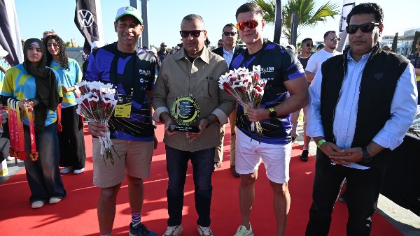 افتتح اللواء دكتور خالد مبارك، محافظ جنوب سيناء، فعاليات المهرجان الرياضي الدولي «Iron 