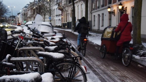 شلل بسبب الثلوج