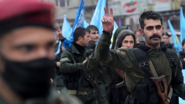 عناصر قوات سوريا الديمقراطية