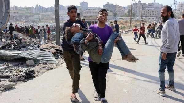 غزة المنكوبة بالموت والدمار والشهداء 