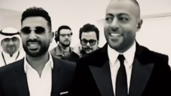 أحمد سعد وتامر عاشور