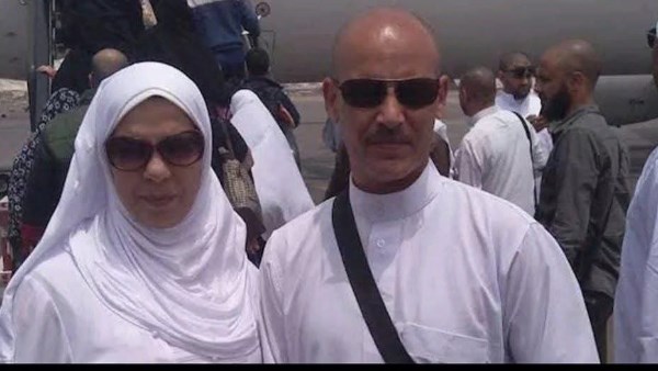 الزوجة فاتن شلبي وزوجها علي فضل الله