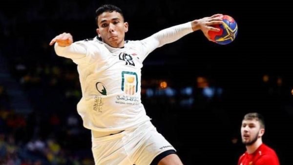 مهاب سعيد الأفضل في مباراة مصر ونيجيريا بأمم إفريقيا لكرة اليد