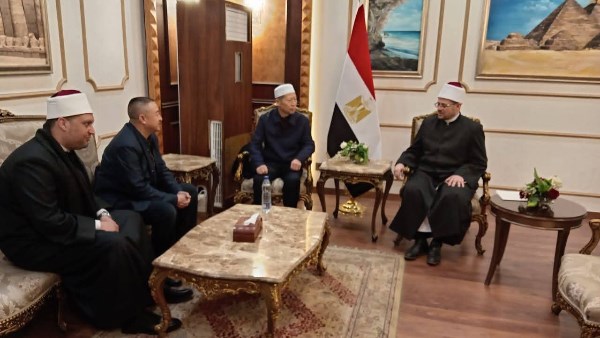 وزارة الأوقاف تستقبل وفود الإمارات والصين للمشاركة في المؤتمر الدولي السادس والثلاثين للمجلس الأعلى للشئون الإسلامية