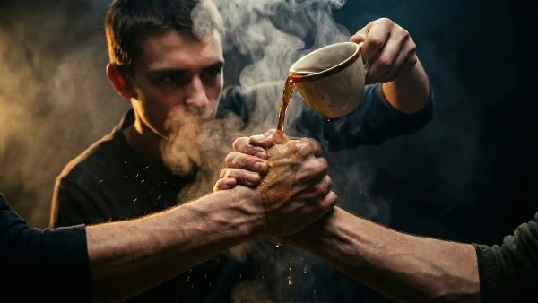 تريند صب الشاي المغلي على اليد لاختبار قوة الصداقة 