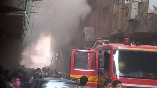 جانب من الحريق 