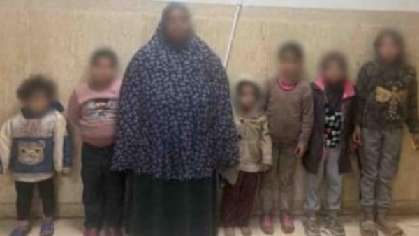 السيدة والأطفال الضحايا 