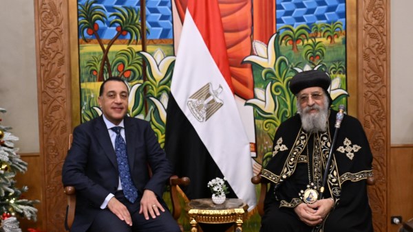 رئيس الوزراء يهنئ قداسة البابا تواضروس الثاني بعيد الميلاد المجيد