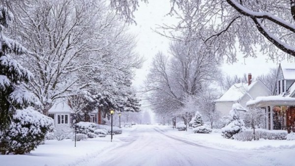 عاصفة ثلجية