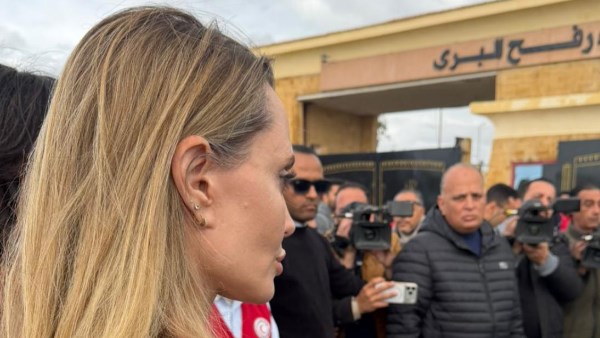 زيارة أنجلينا جولي لمعبر رفح