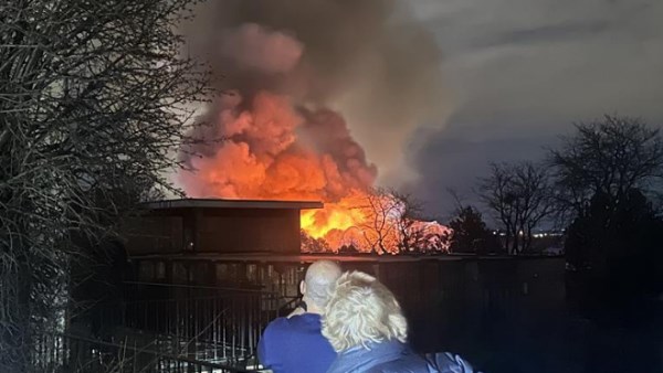 حريق بمدينة دنفر الأمريكية