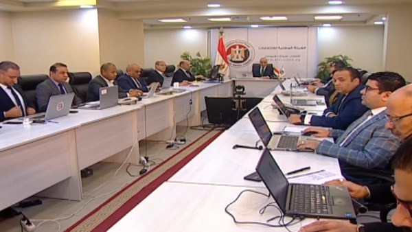 غرفة العمليات المركزية بالهيئة الوطنية للانتخابات