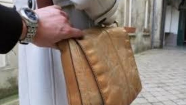 سرق حقيبة سيدة 