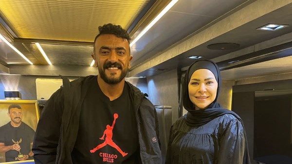 ألفت إمام مع أحمد العوضي في  كواليس مسلسل “على كلاي” رمضان 2026