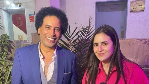 الفنان مصطفى شوقي مع أوركيد سامي 