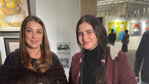 النجمة كندة علوش مع أوركيد سامي 