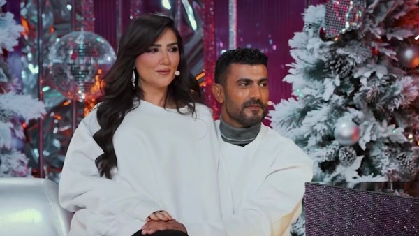 مي عمر والمخرج محمد سامي