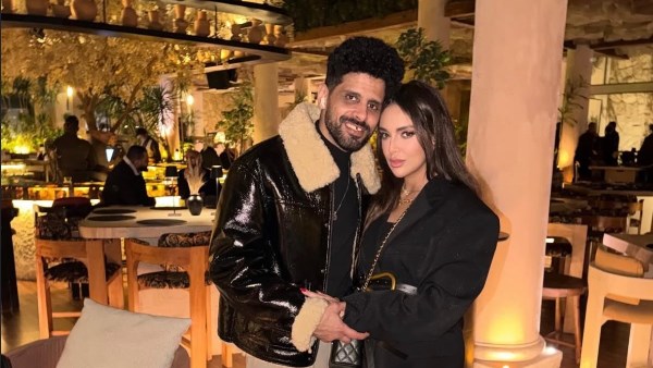 حمدي المرغني وزوجته