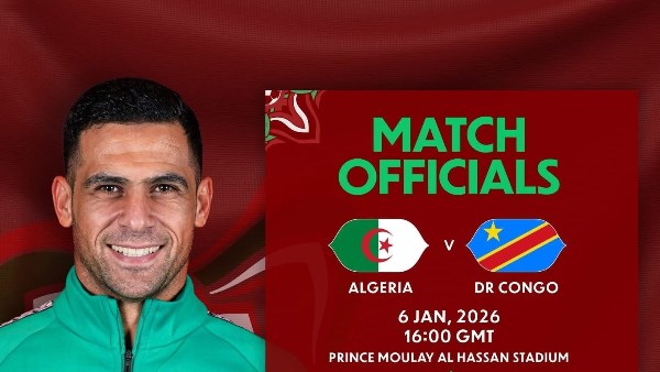 طاقم تحكيم مصري بقيادة محمد معروف لإدارة مباراة منتخب الجزائر والكونغو