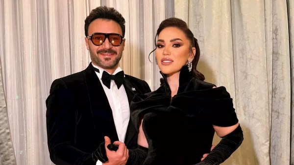 مي فاروق بأحدث ظهور مع زوجها في "جوي أووردز"..شاهد