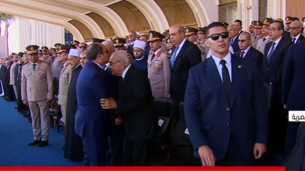 الرئيس السيسي والفريقد مجدي حتاتة 