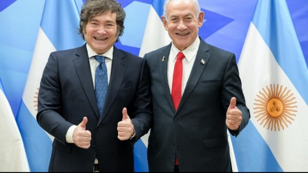 نتنياهو و رئيس الأرجنتين 